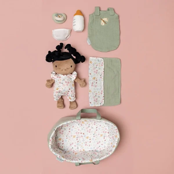 ⁦בובת תינוקת אייבי בעריסה Little Dutch⁩ – תמונה ⁦4⁩