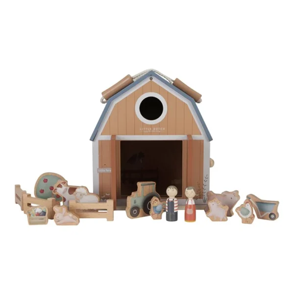 ⁦בית בובות חווה נייד Little Dutch⁩ – תמונה ⁦4⁩