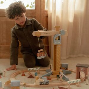 מנוף לבנייה מעץ Little Dutch