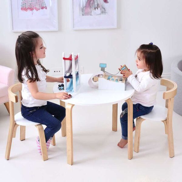 ⁦כסא כפרי מעץ לילדים⁩ – תמונה ⁦3⁩