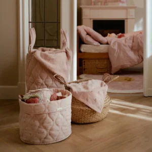 סל אחסון גדול- ורוד Little Dutch