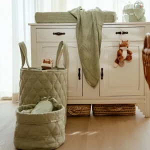 סל אחסון גבוה- ירוק Little Dutch