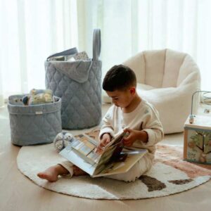 סל אחסון גבוה- כחול Little Dutch