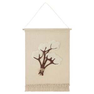 אריג לתלייה- פרחי כותנה