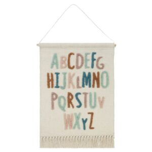 אריג לתלייה- ABC ורוד טורקיז