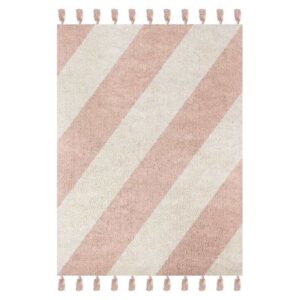 שטיח נינה פסים ורודים