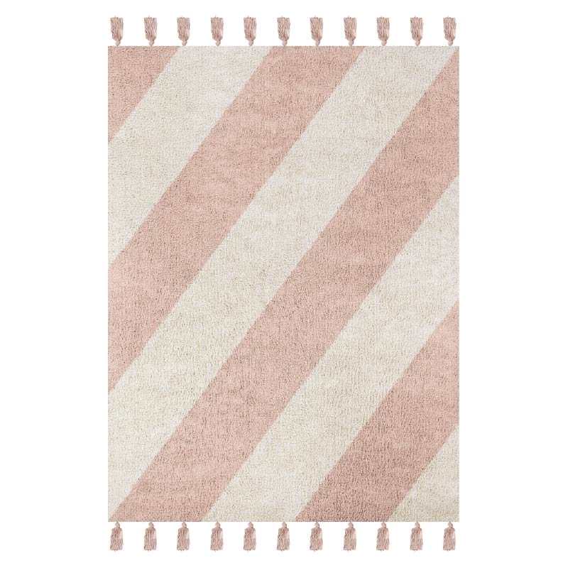 שטיח נינה פסים ורודים