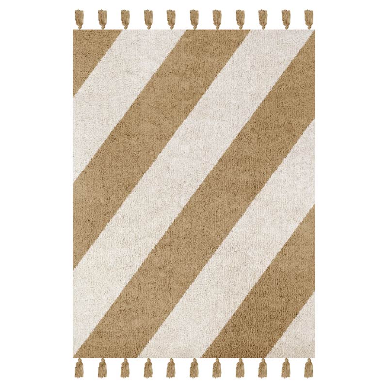 שטיח נינה פסים מוקה