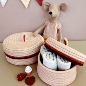 ארגונית לשידת החתלה- איימי ורוד