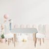 ⁦סט שולחן מלבני ו-2 כסאות ארנב לילדים⁩ – תמונה ⁦2⁩