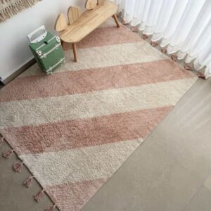 שטיח נינה פסים ורודים